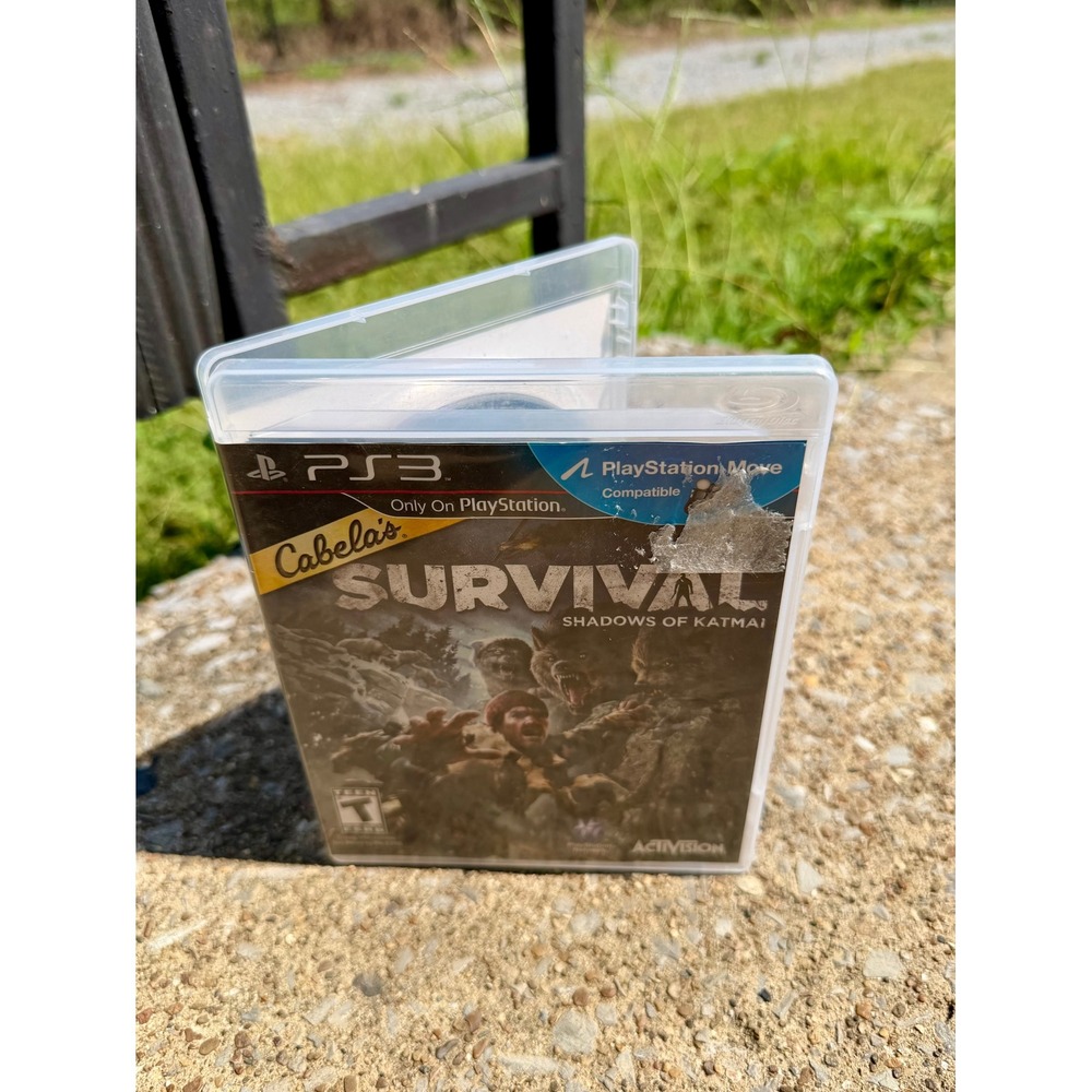 Cabela's Survival Shadows of Katmai PS3 PlayStation 3 Game Activision Move CIB